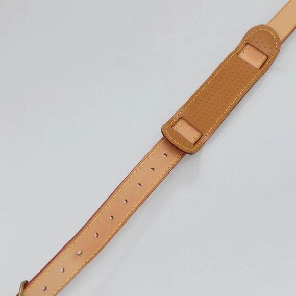 LOUIS VUITTON Adjustable Shoulder Strap Leather 34.6""-42.5"" Beige Auth 137897 - Picture 9 of 13